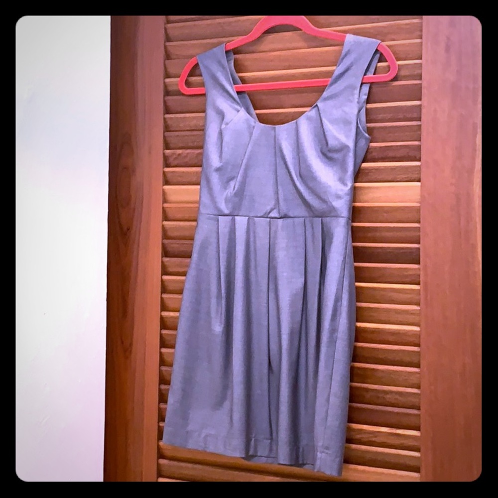 Grey tulip skirt dress NWOT